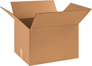 Corrugated Box, 18” L x 14” W x 12” H, Shipping Boxes, Kraft, Bundle of 15