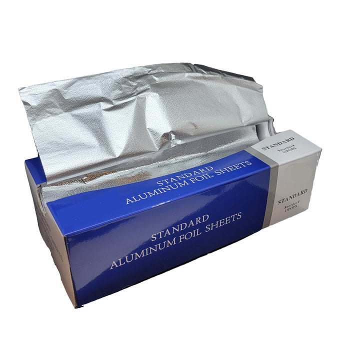 Foil Sheets, Aluminum Foil, Pop Up Dispenser for Food Safe, Hair Color Application and Highlighting 12” W x 12” L 500 Count