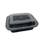 16oz Rectangle Food Containers Meal Prep Microwavable Reusable Plastic BPA Free