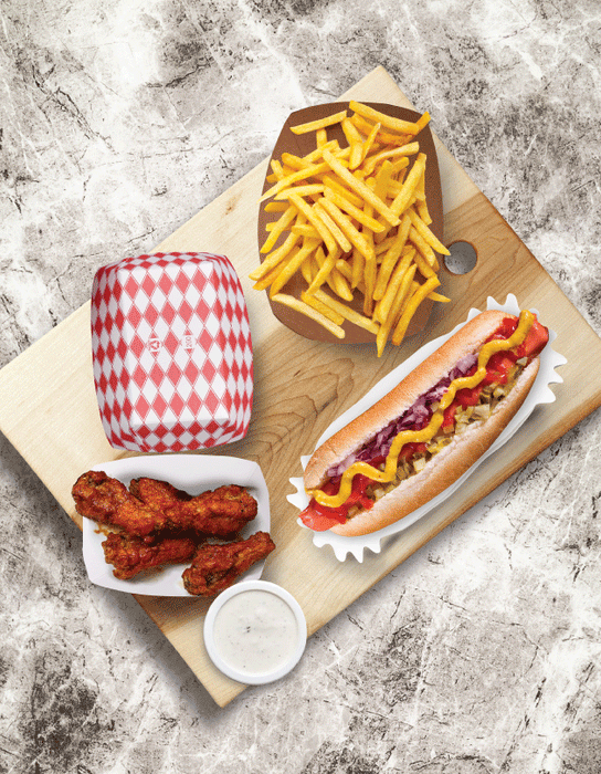 Case of 500 Size 250, 2 -1/2 lb Paper Food Trays Hot Dog, Popcorn, Nacho, Burger