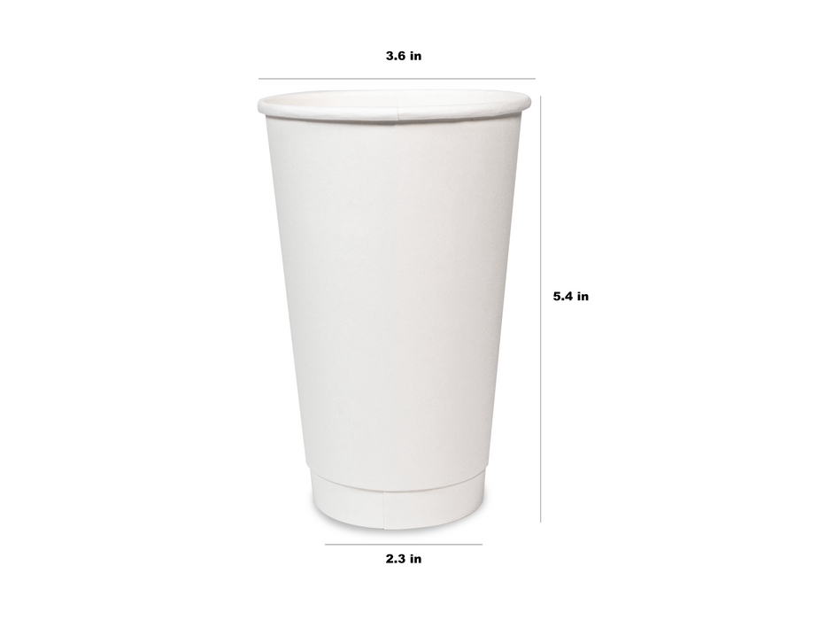 Custom Print Double-Wall Paper Cups - Personalized Paper Coffee Cups, For your Custom Logo and Branding