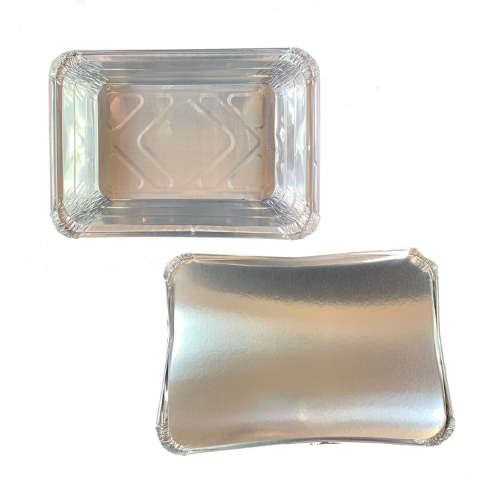 2.25LB Aluminum Foil Pan ContainersFood Containers Disposable (Lids not included)
