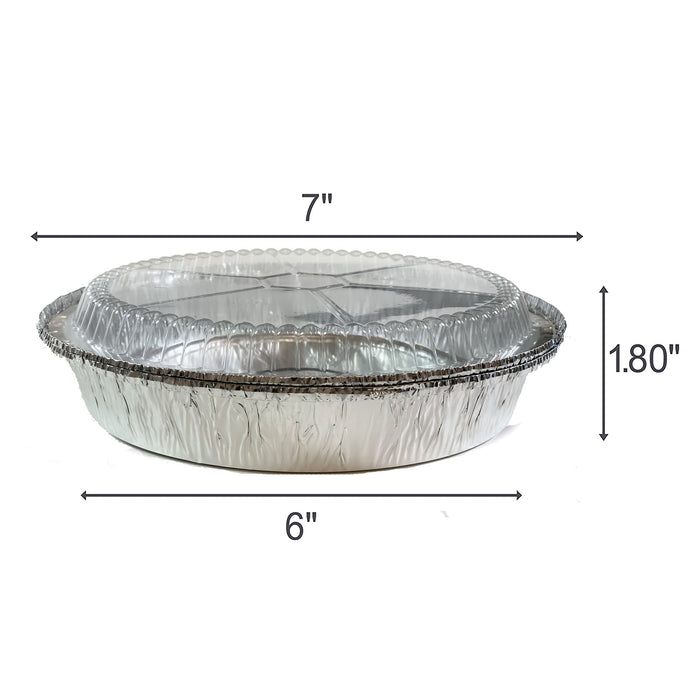 500 Counts Premium 9-Inch Round Foil Pans l Disposable Aluminum Pan for Roasting, Baking, or Cooking (Lids not included)