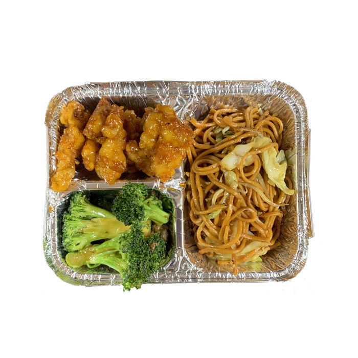 250 Sets Disposable Aluminum Foil Tray with Paper Board Lids – 3 Compartment Foil Pan 8.75" x 6.5" X 1.5"