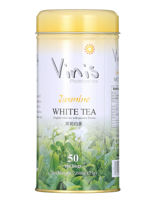 Vinis Premium Jasmine White Tea 50 tea bags