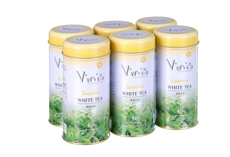 Vinis Premium Jasmine White Tea 50 tea bags