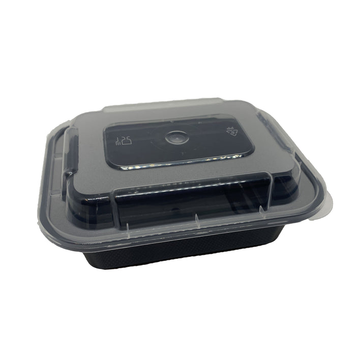 16oz Rectangle Food Containers Meal Prep Microwavable Reusable Plastic BPA Free