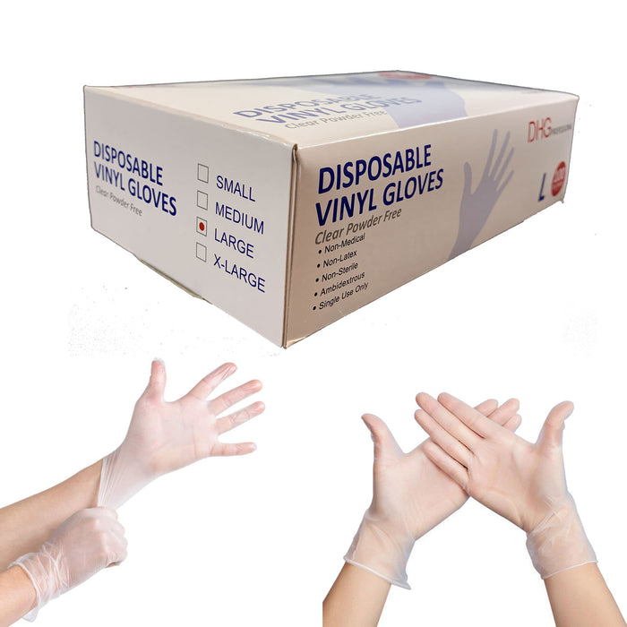 Cleaning, Food Handling Vinyl Gloves Powder Free