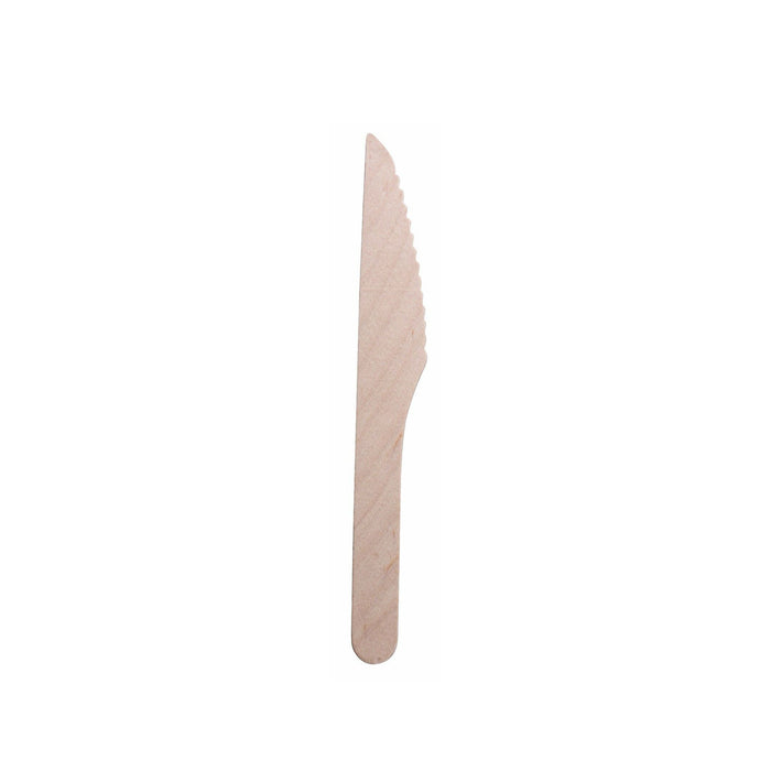 FSC certified Disposable Wooden Cutlery -Compostable Eco-Friendly 100% Wood Utensils 1000 Counts