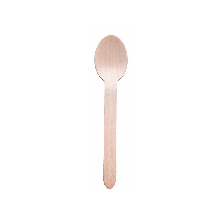 FSC certified Disposable Wooden Cutlery -Compostable Eco-Friendly 100% Wood Utensils 1000 Counts