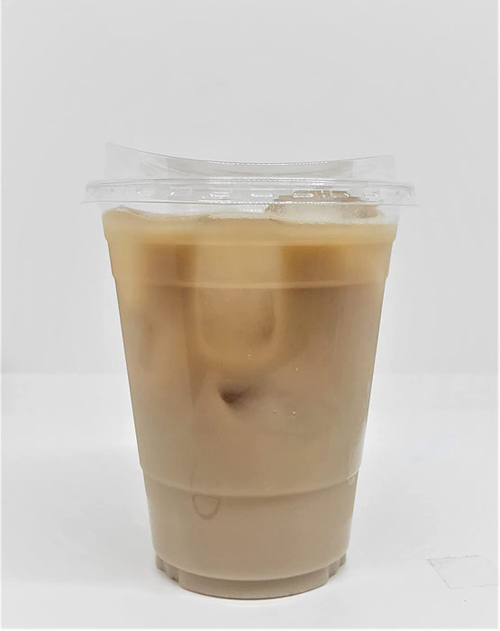 Clear Plastic Cups With Strawless Sip Lids, Disposable Plastic Cups With  Sip Through Lids, For Ice Coffee, Smoothie, Slurpee And Any Cold Drinks,  For Home Restaurant Drink Shop Party Picnic, Party Supplies 