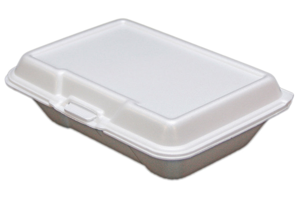 9.25''x6.375''x2.875'', 1 compartment, White, Non-Vented, Foam 200 Counts