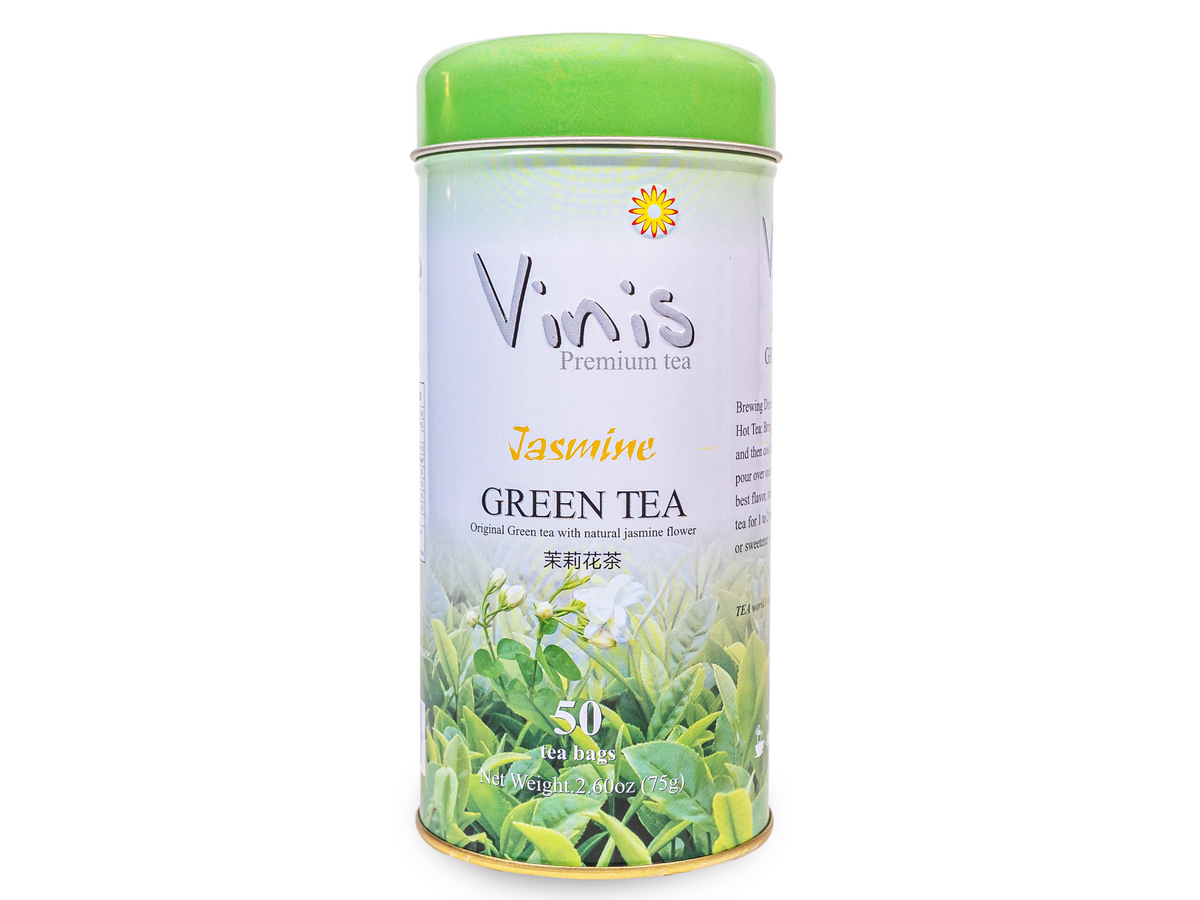 Vinis Premium Jasmine Green Tea 50 Tea Bags — thatpaperstore
