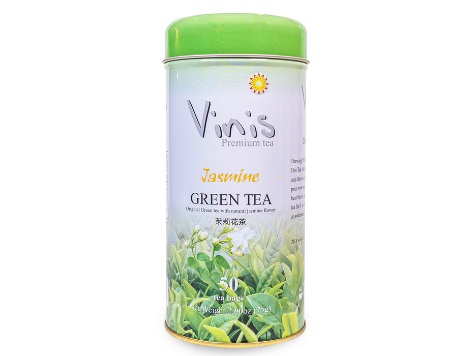 Vinis Premium Jasmine Green Tea 50 Tea Bags