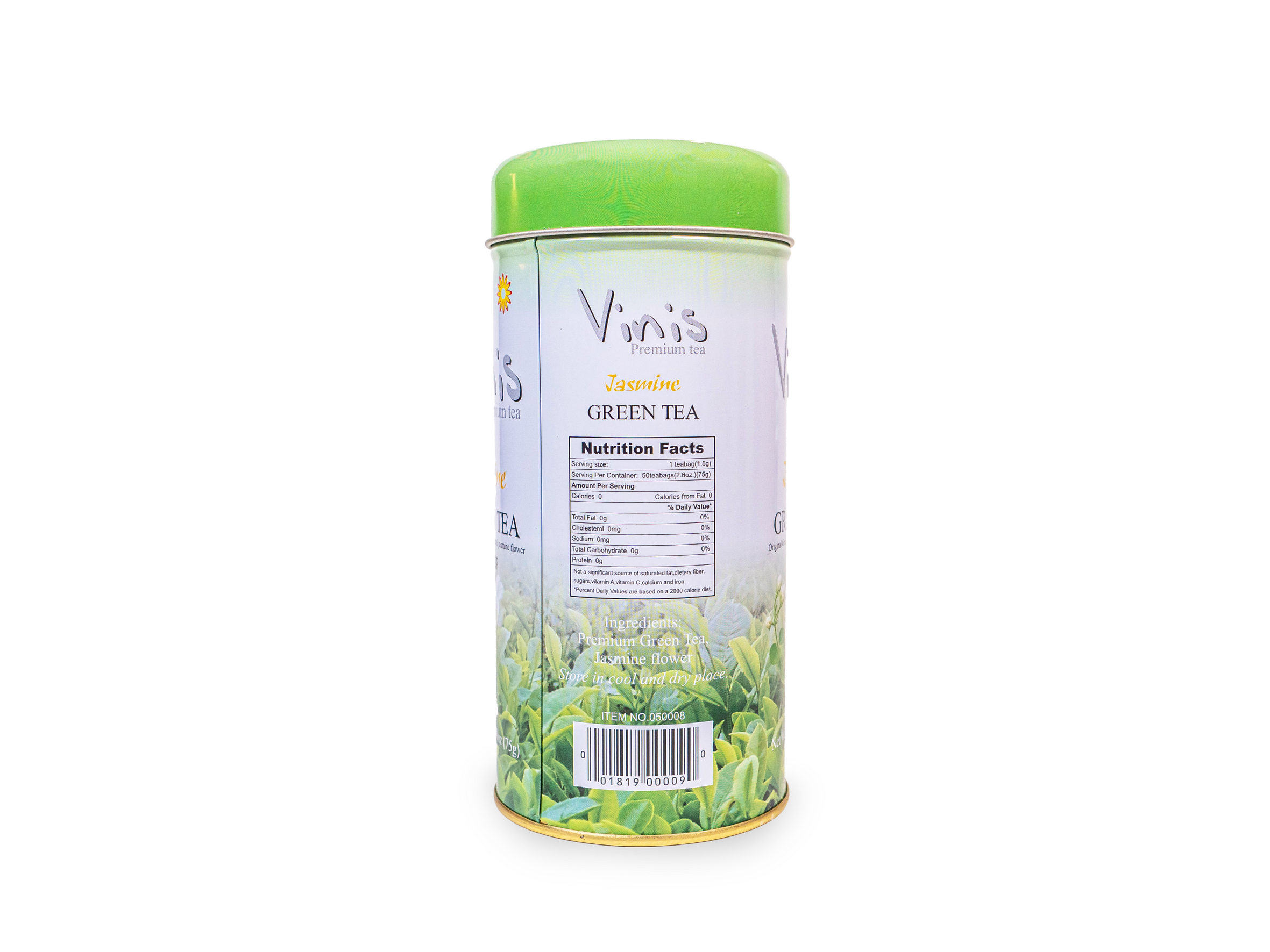 Vinis Premium Jasmine Green Tea 50 Tea Bags — thatpaperstore