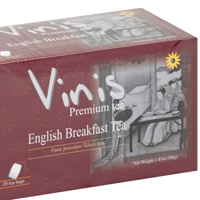 Vinis Premium Tea English Breakfast Black Tea 20 tea bags