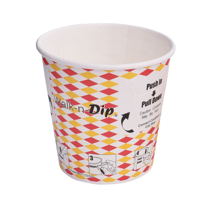 16oz Walk-n-Dip Paper Food Containers and 2oz Portion Cups — thatpaperstore