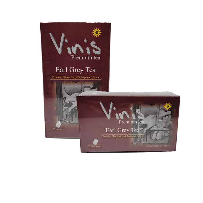 Vinis Premium Tea Earl Grey Black Tea 20 tea bags