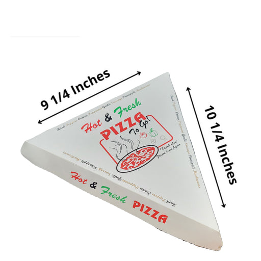50 Pack Pizza Box 4 Color Print Hot & Fresh Pizza - Kraft Base